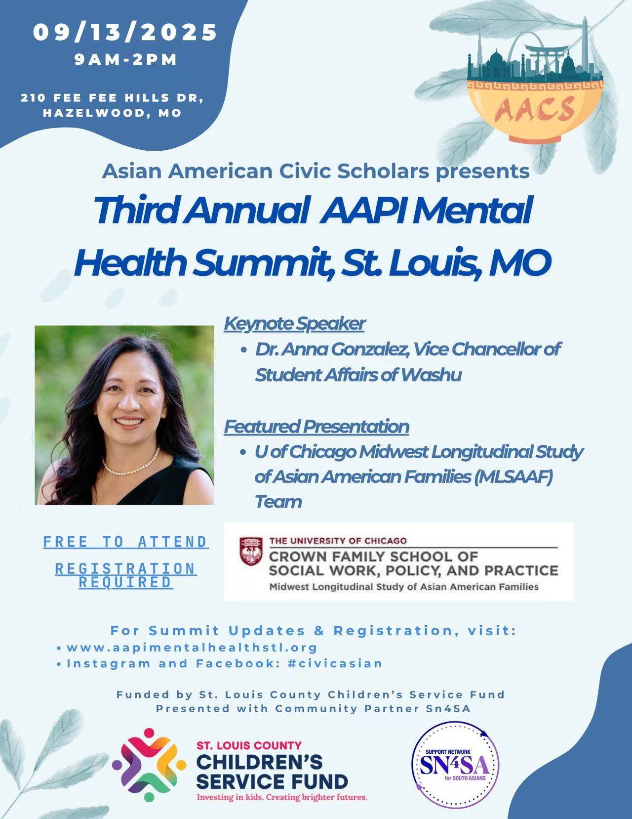 2025 Annual AAPI Mental Health Summit, St. Louis, Missouri – AAPI ...